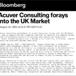 Acuver Consulting forays into the UK Market