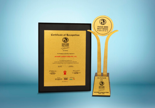 Acuver wins- INDIA 5000 BEST MSME AWARD